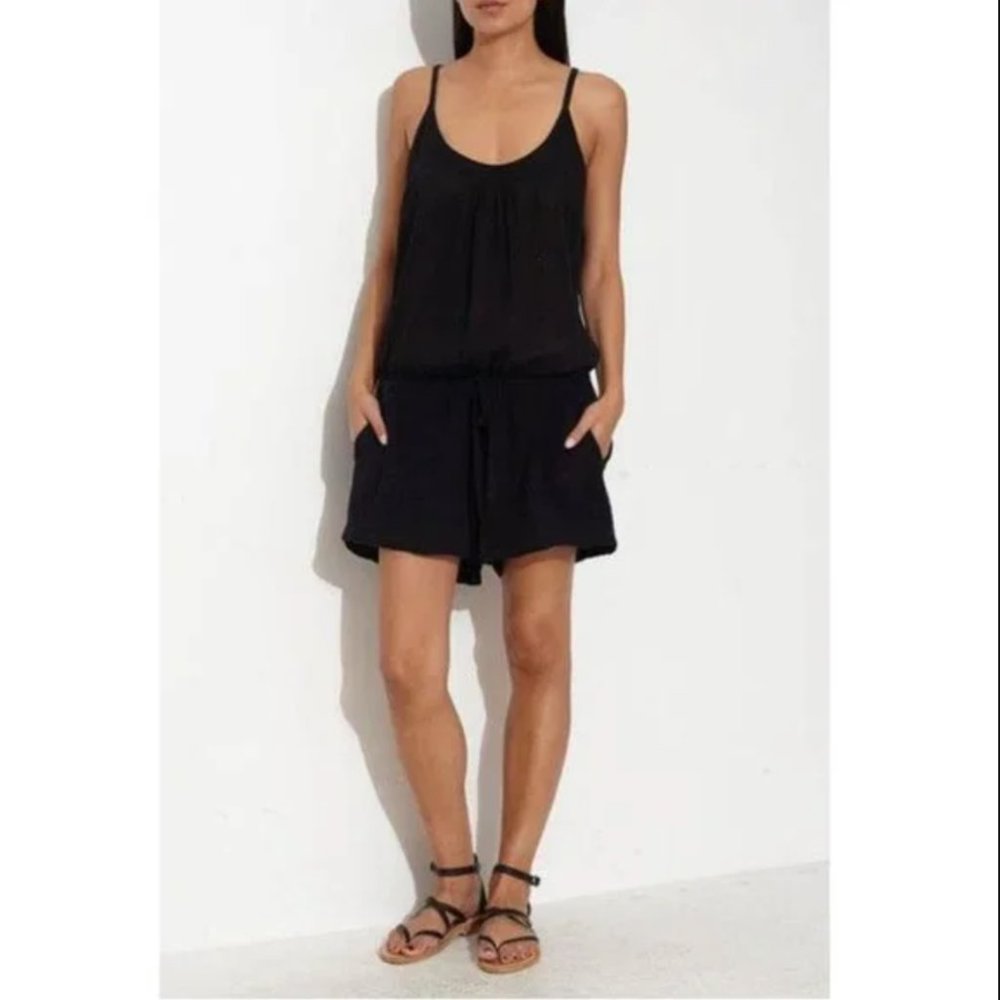 XiRENA Jaxon Sleeveless Tank Gauze Romper